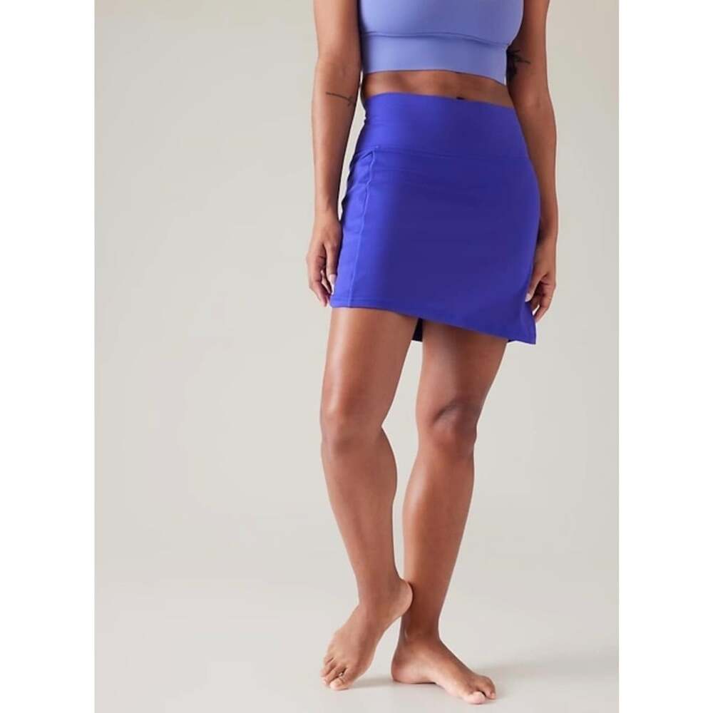 Athleta Salutation Stash Pocket 14.5” Skort Womens XS Purple Tennis Golf